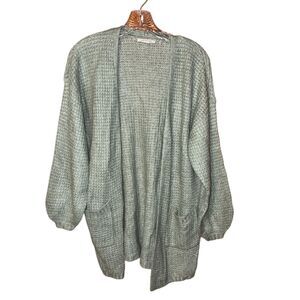 American eagle pistachio knit dolman sleeve pocket cardigan oversized sweater XS